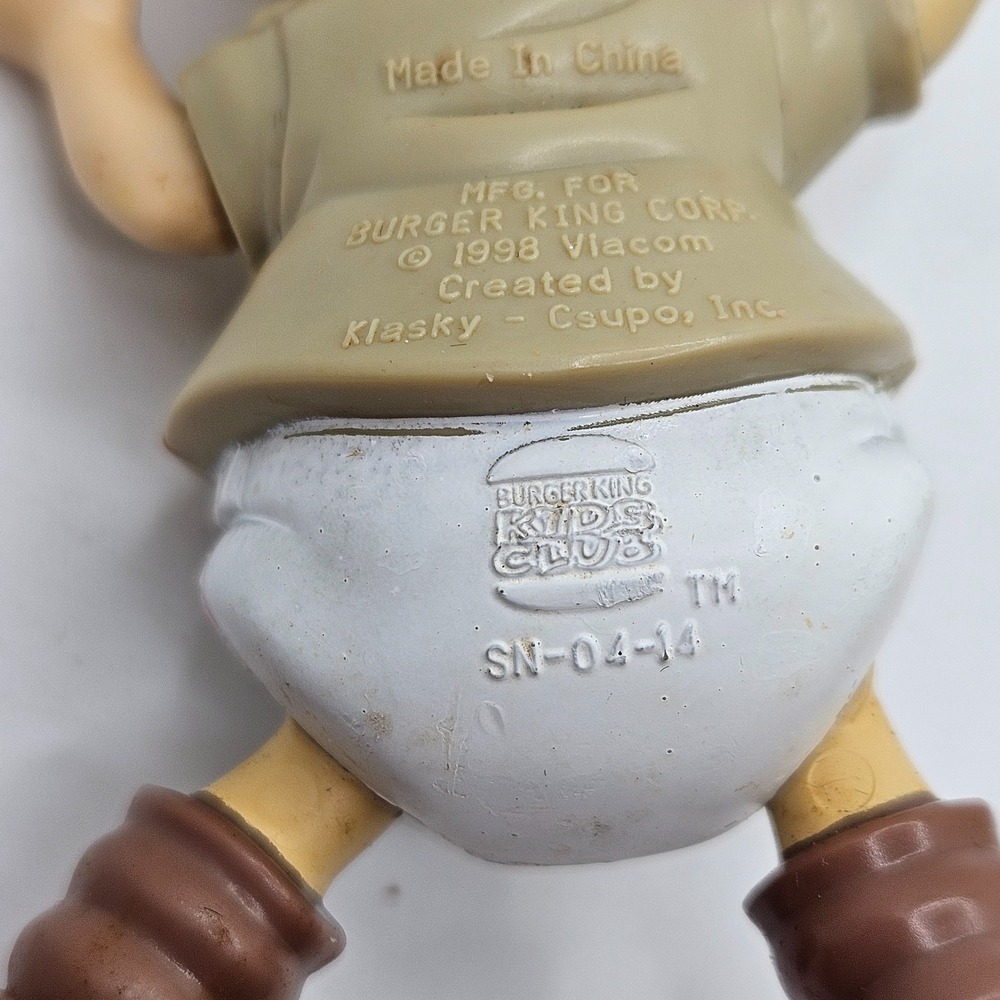 Vintage 1998 Rugrats Tommy Pickles Safari Burger King Kids Club Pull Toy - Picture 6 of 9
